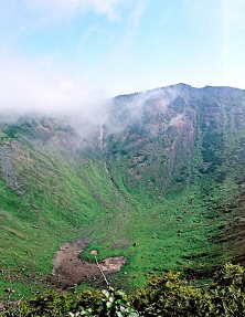 The crater of Mt. Yotei